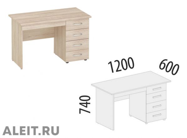 Размеры офисного стола для кабинета персонала фото 3
