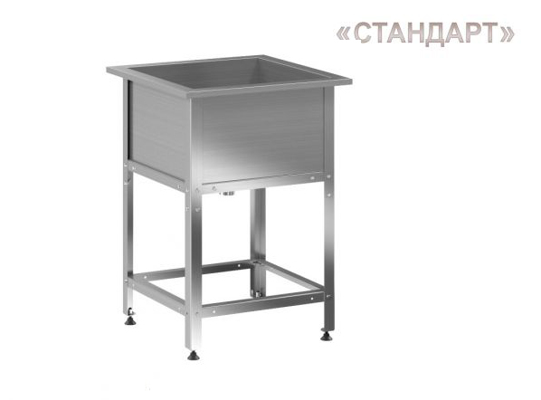 Ванна моечная из нержавейки AISI 430 в в Обнинске для школьного общепита, столовой и ресторана фото 2